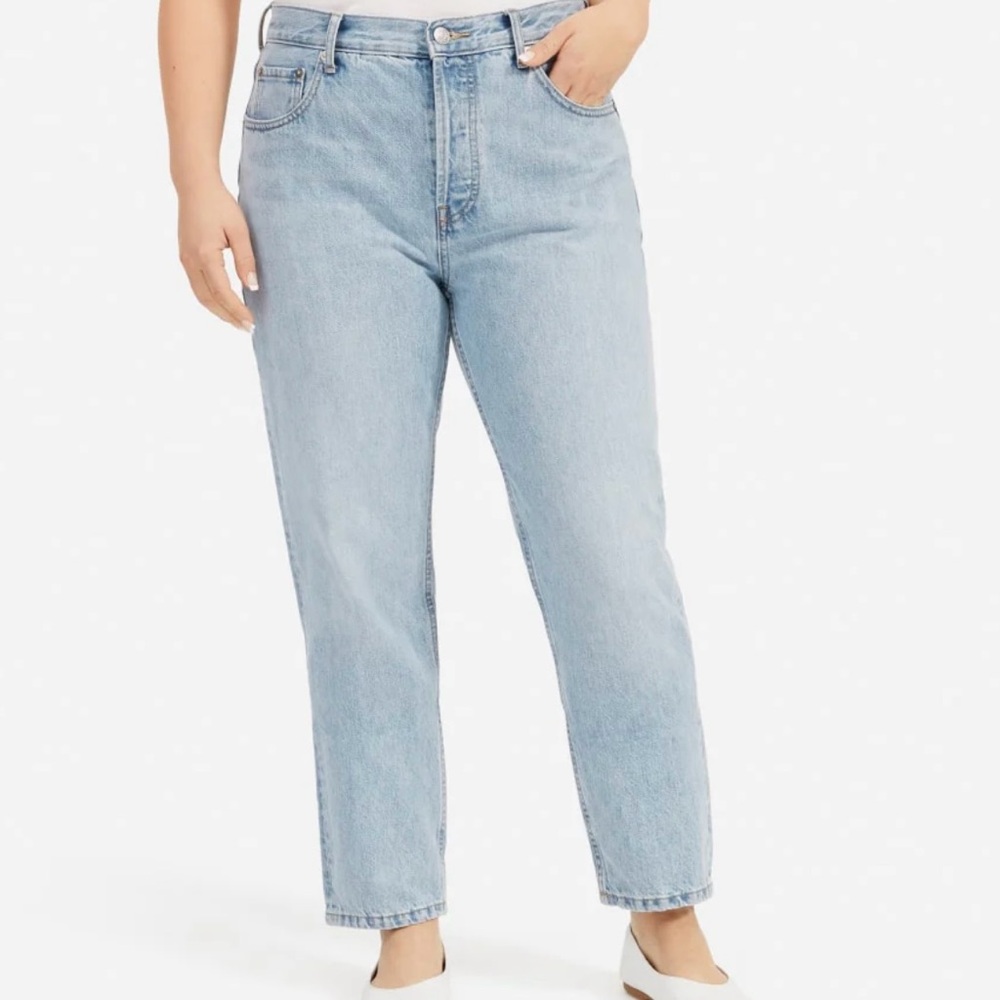 Everlane The Curvy 90s cheeky straight crop jeans sz28